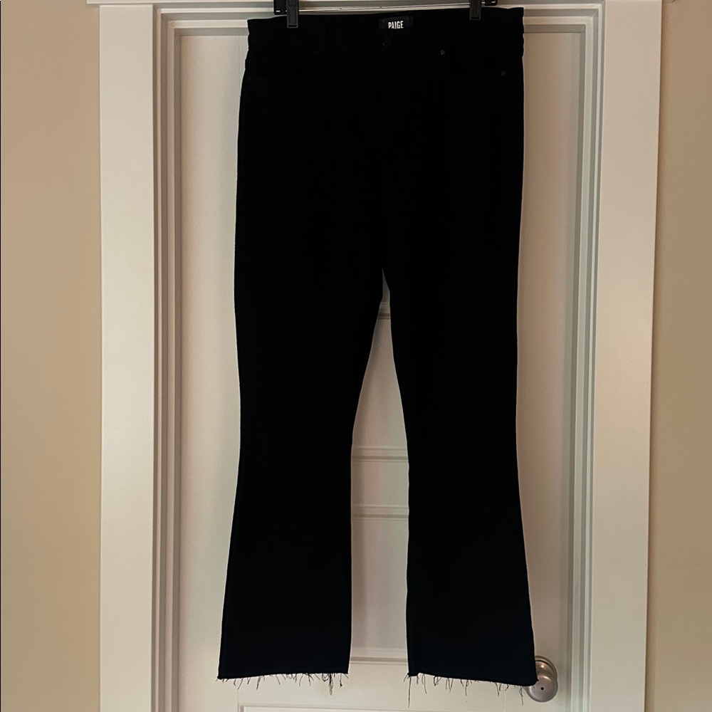PAIGE Claudine Black Transcende Denim Jean